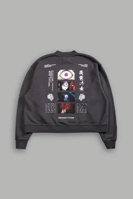 Always Watching Unisex "Box Cut" London Crewneck in Wolf Gray
