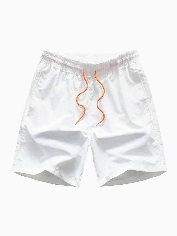 David Palm Tree Print Set – Button-Up Shirt & Swim Shorts