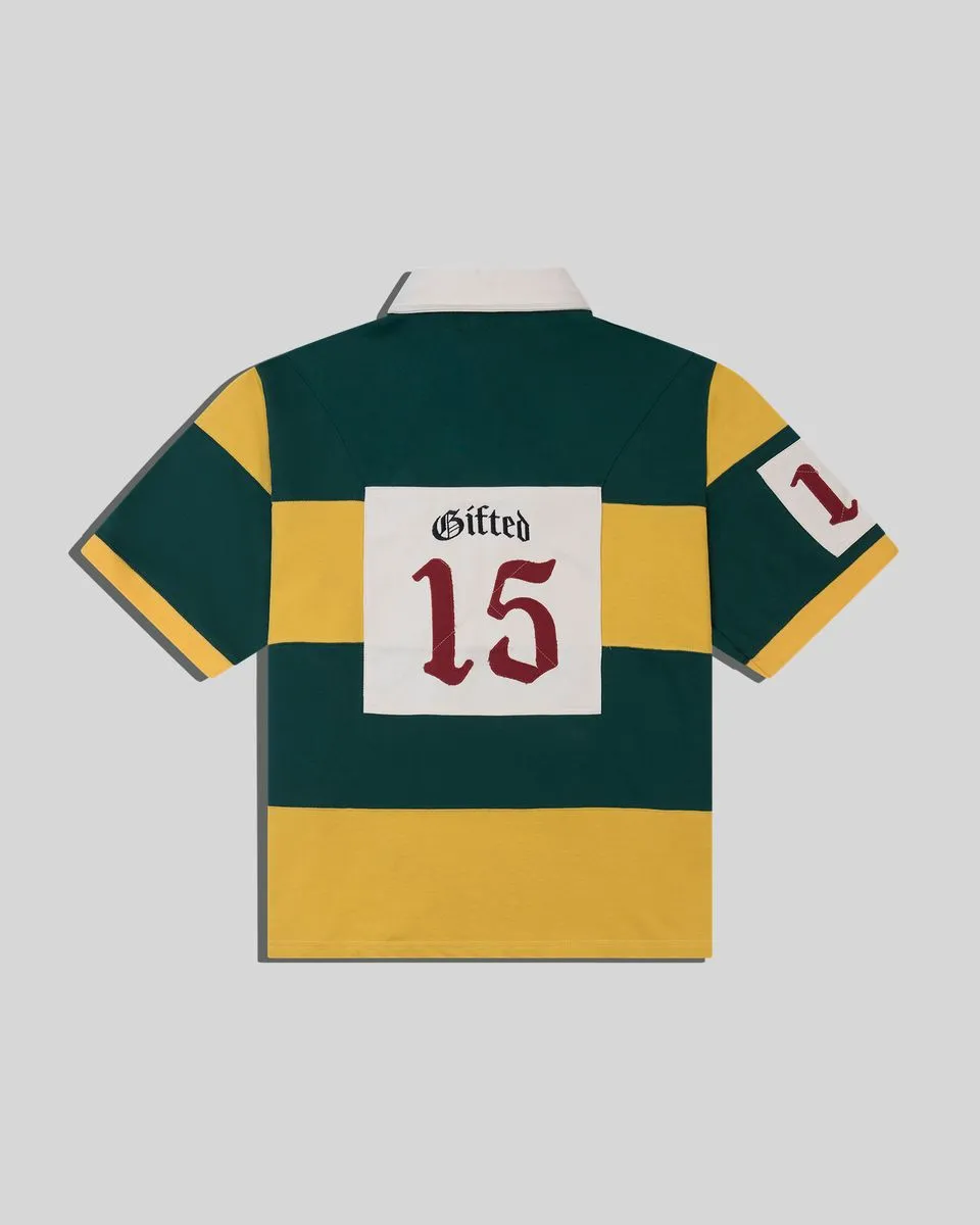 GFTD WINNERS GREEN/YELLOW POLO