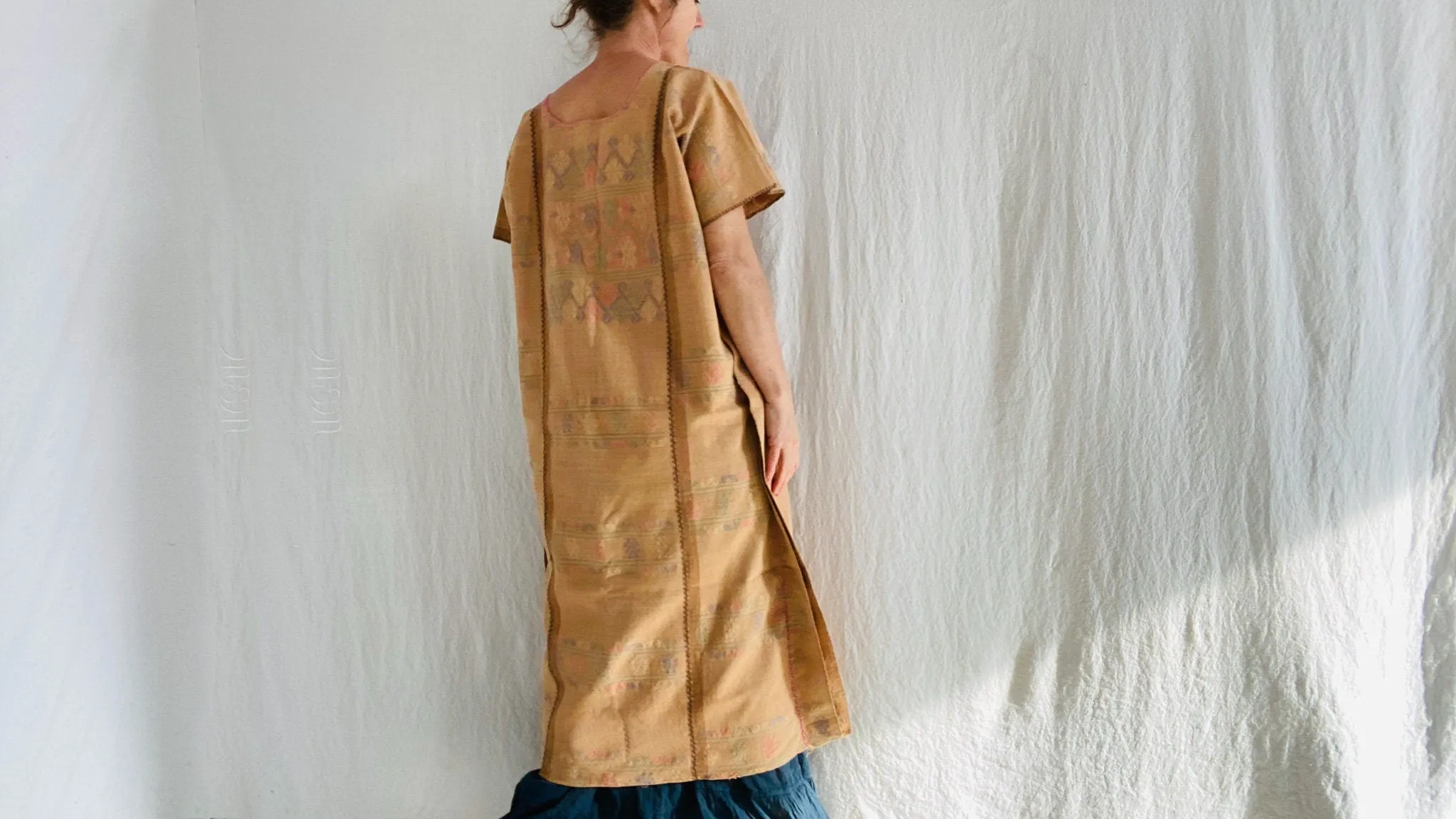 Hand Woven Amuzgo Huipil Dress. Guerrero, Mexico. 0163
