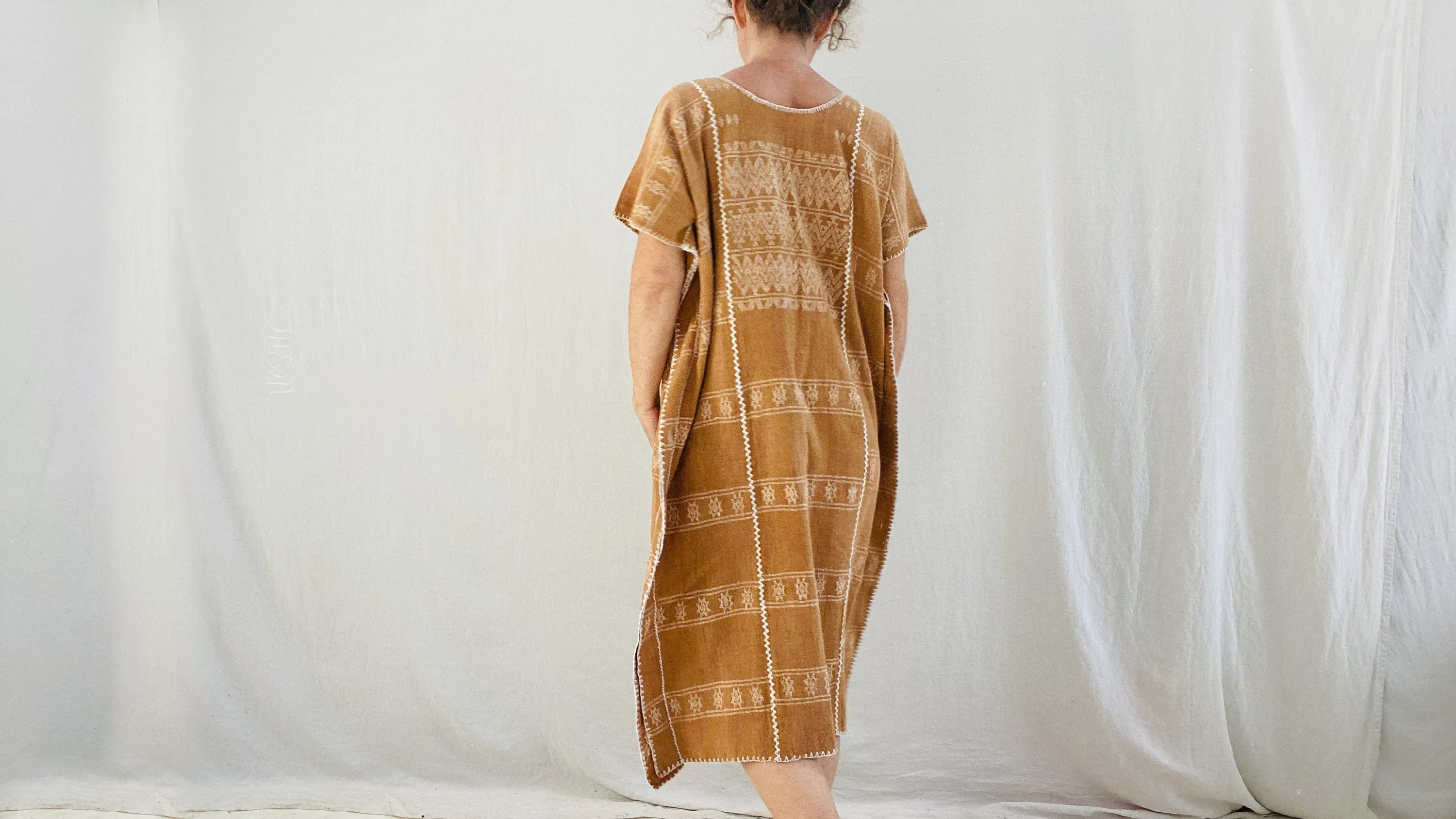 Hand Woven Amuzgo Huipil Dress. Guerrero, Mexico. 0164