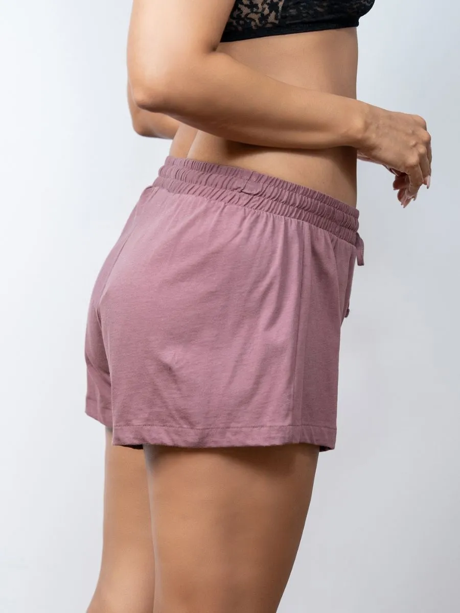 Janice - Lounge Short in Grape