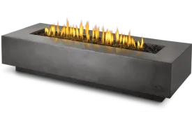 NEXUS 72 RECTANGLE NP-GPFRCN72 Nexus Fire Table, LP gas, 72 in  rectangle, cast aluminum construction that