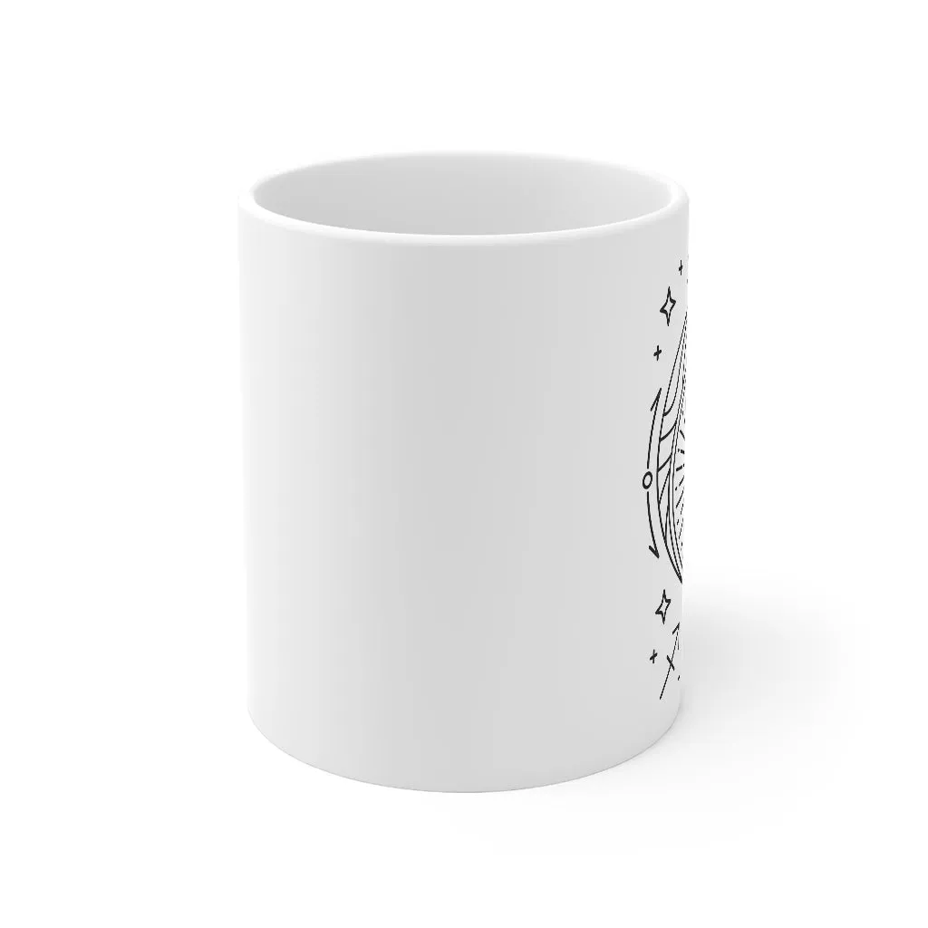 Sagittarius Arrow Zodiac Astrology "Intent"  Mug 11oz
