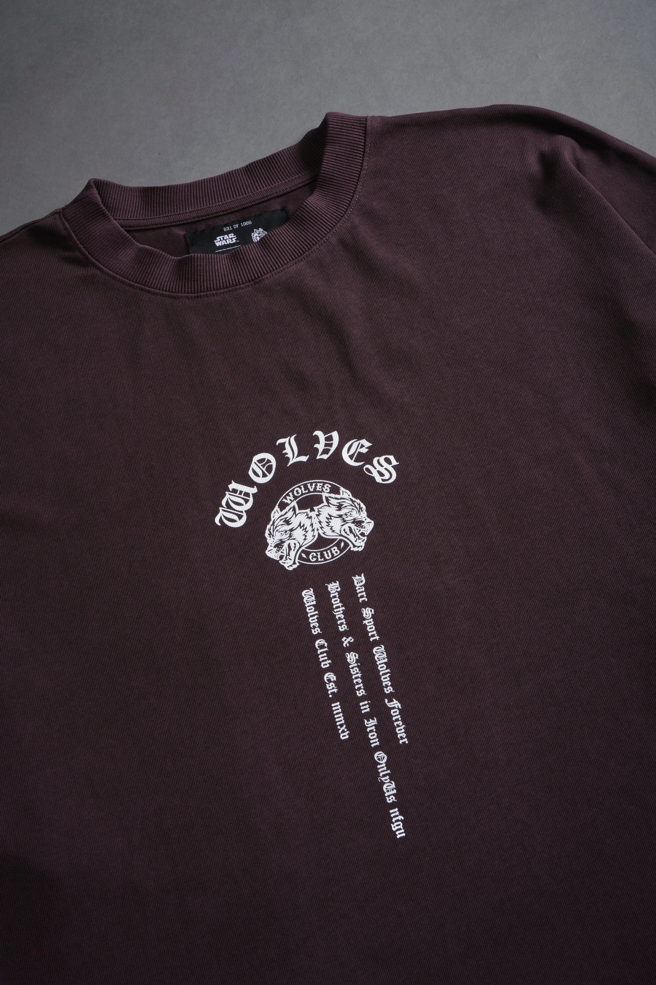 The Hunter "Premium" Oversized Tee in Darc Purple