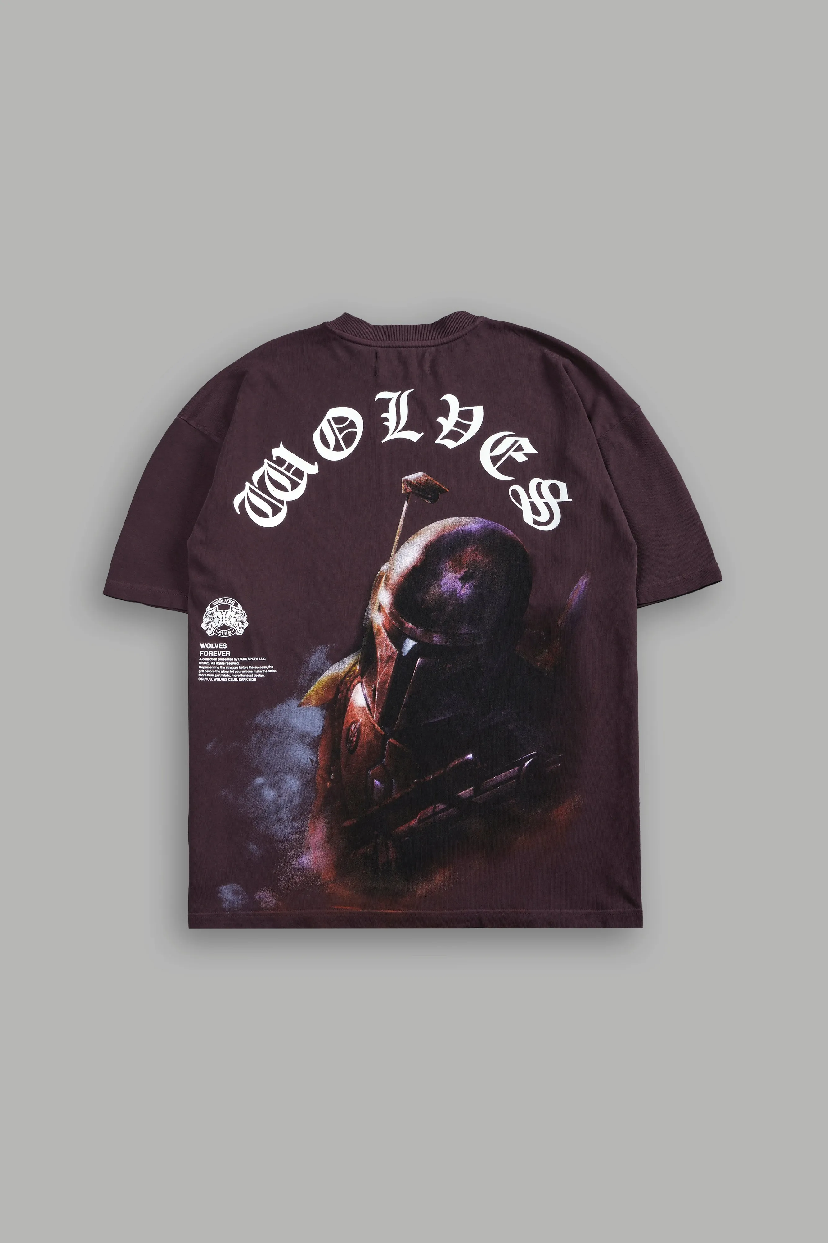 The Hunter "Premium" Oversized Tee in Darc Purple