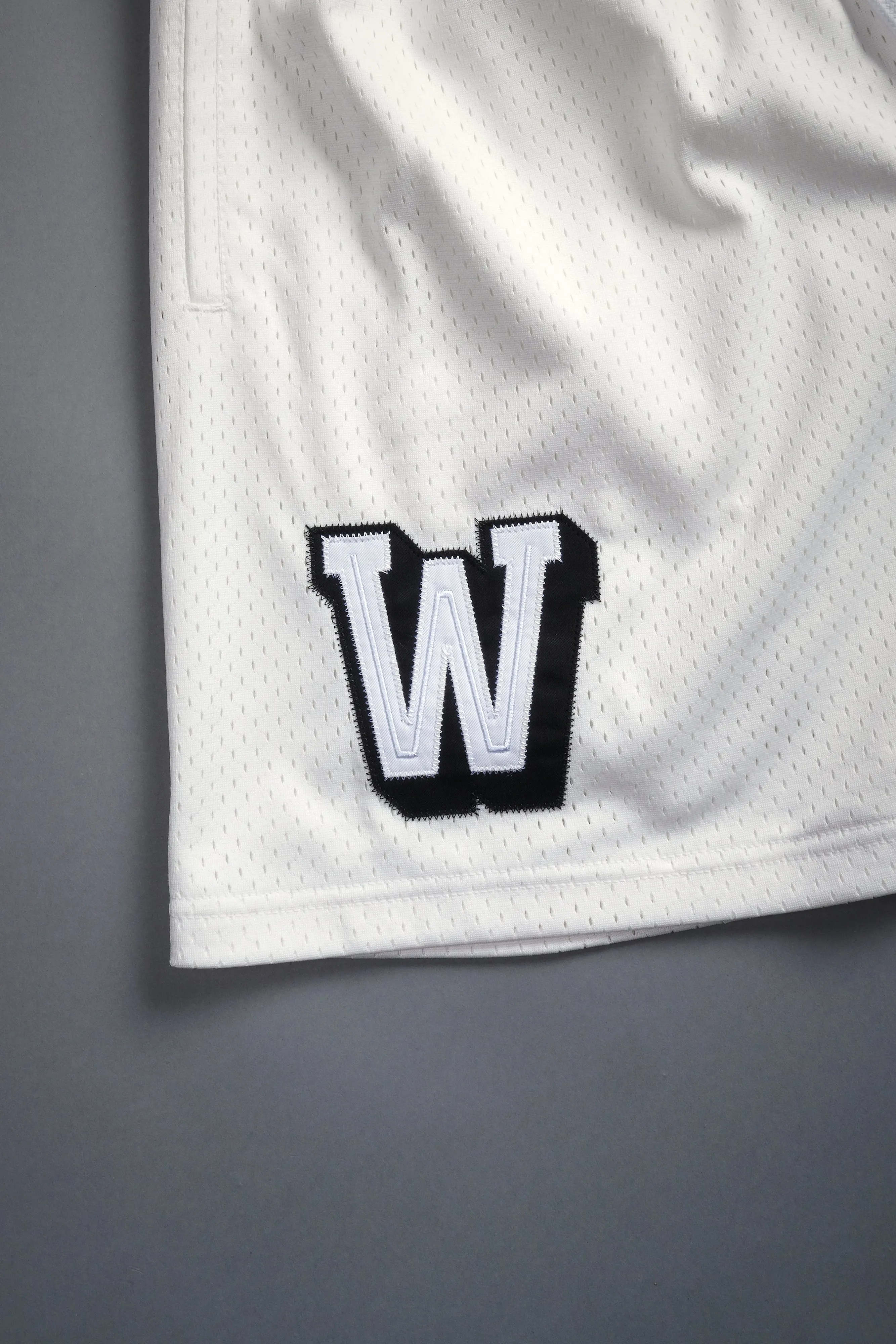 Vaughn Mesh Shorts in Cream