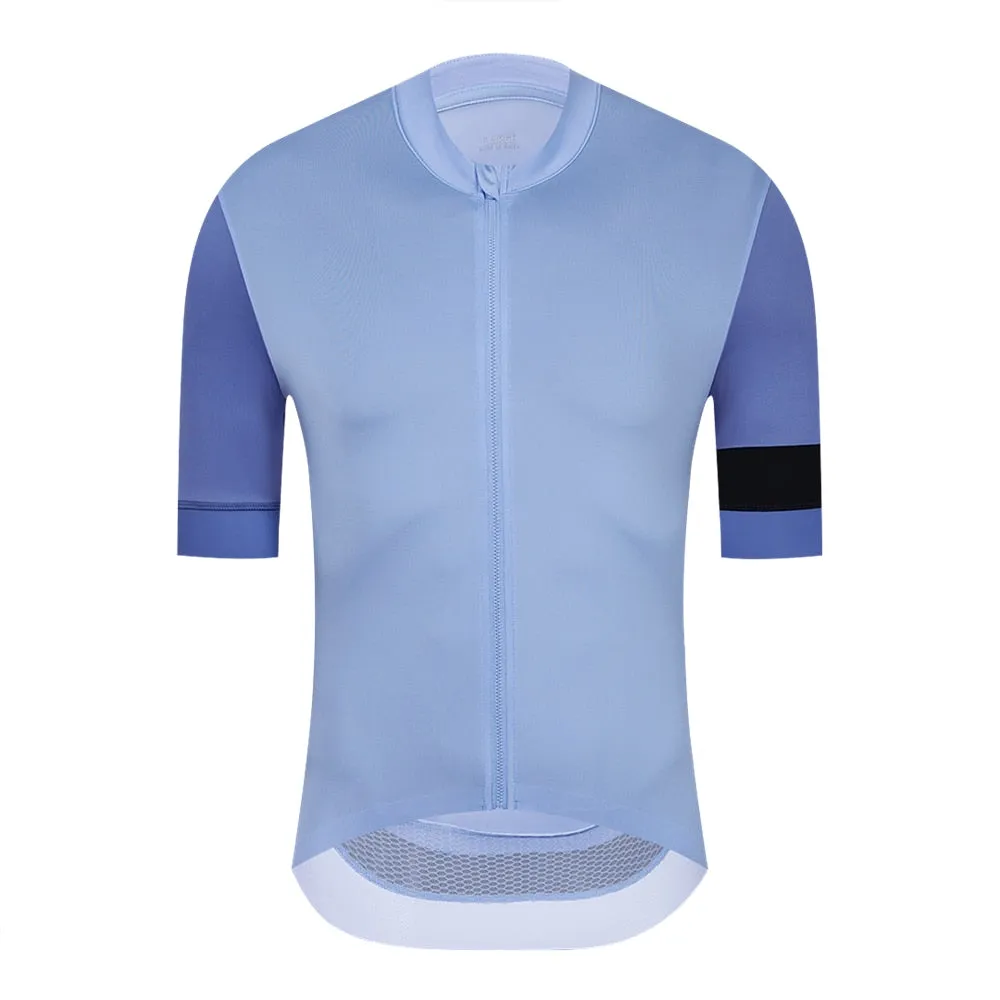 YKYW Men's Cycling Jersey Stitched Color Design Summer Short Sleeve Breathable Quick Dry YKK Zipper 10 Colors